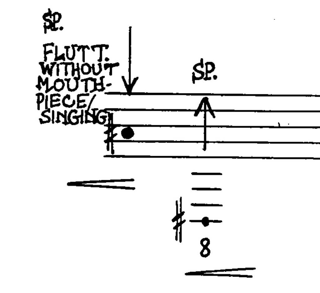 John Cage, Solo for Tuba, p. 119 line 5