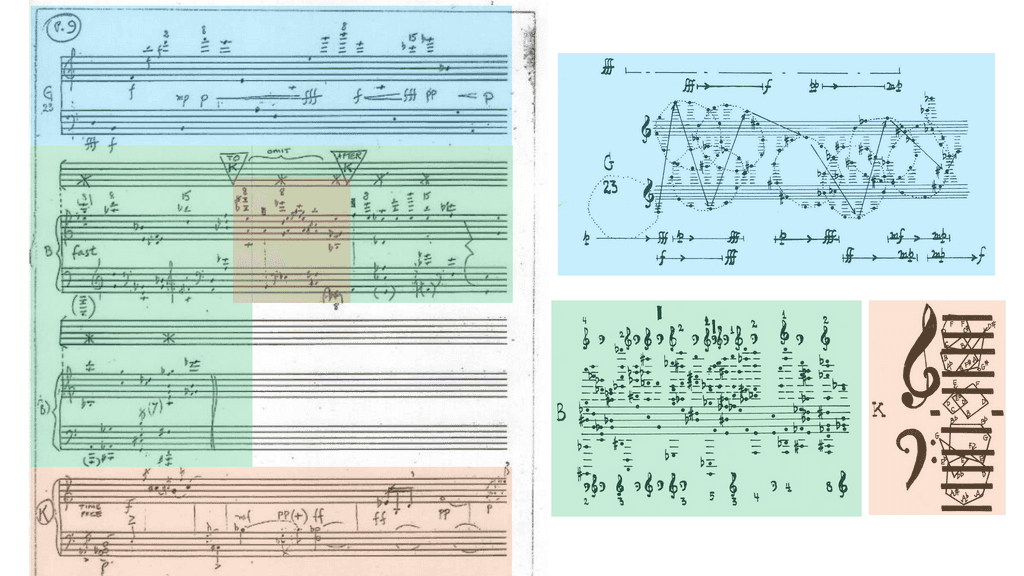 John Cage, Solo for Piano, Joseph Kubera’s realisation