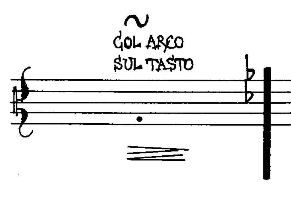 John Cage, Solo for Viola 1, p. 60, line 2