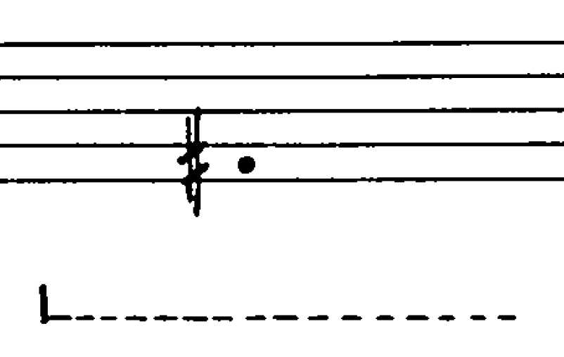 John Cage, Solo for Viola 2, p. 69, line 1