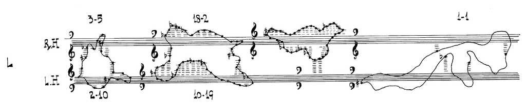 John Cage, Solo for Piano, Notation L, p. 10