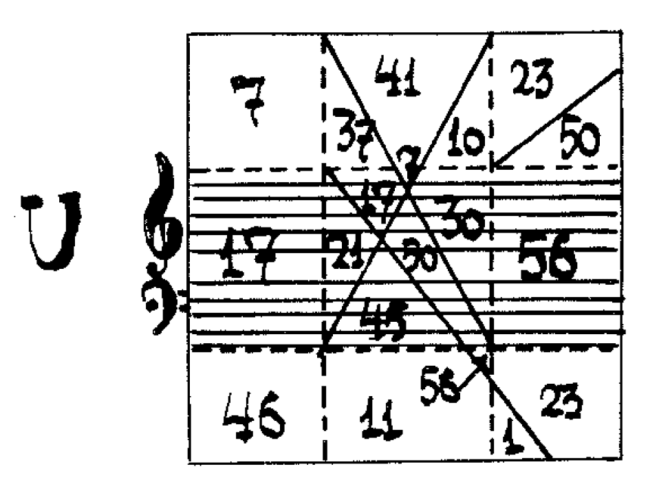 John Cage, Solo for Piano, Notation U, p. 16