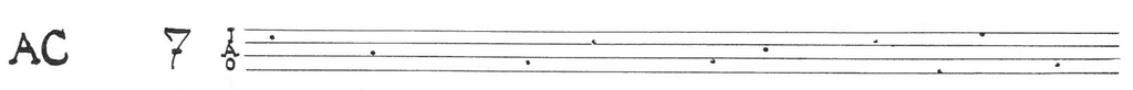 John Cage, Solo for Piano, Notation AC, pp. 21–22 (p. 21)